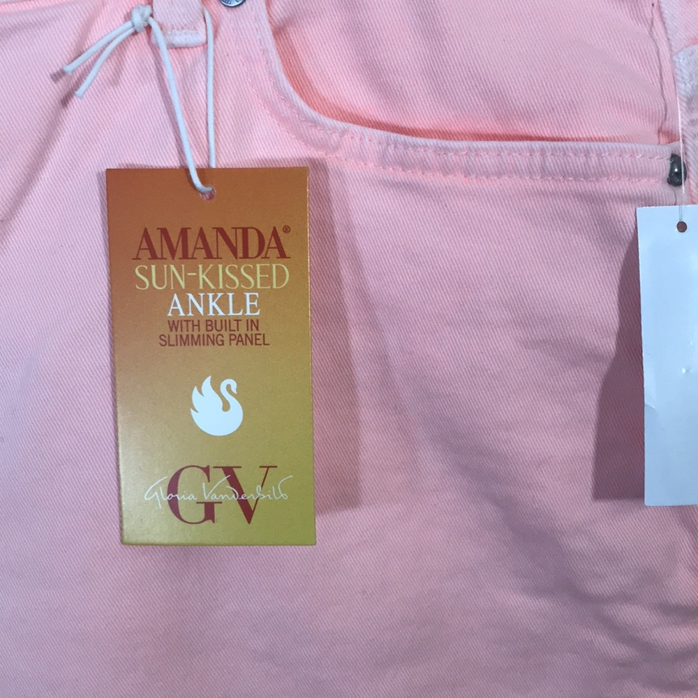 NEW Gloria Vanderbilt Amanda Sunkissed Ankle Jeans - Picture 4 of 8